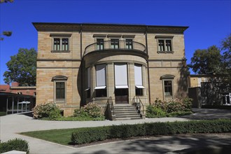 Bayreuth, the Villa Wahnfried, Haus Wahnfried, former residence of Richard Wagner, rear side,