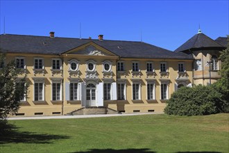 Bayreuth, View from the Court Garden to a part of the New Palace, the Italian Building, Bayreuth,