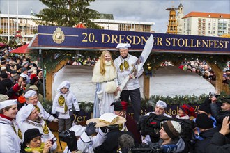 20th Stollen Festival at the Striezelmarkt in Dresden