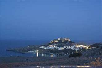 Rhodes Island, Lindos, Lindos is a town on the Greek island of Rhodes. Its landmark is the