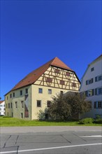 Building ensemble Münsingen Castle, on the left Old Castle, fruit box, town castle built around