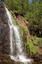 Tiefenbach waterfall, Tiefenbach waterfall: In 1953, a large slag heap was built in the Tiefenbach