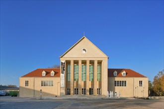 The Hellerau Festival Theatre was built in 1911 in the style of reform architecture in the garden