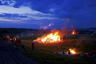 Witches' bonfire in Steina