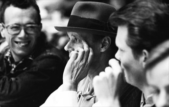 Federal Party Congress The Greens in the Westfalenhalle on 21.06.1980 in Dortmund. Joseph Beuys. (M