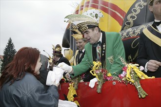 Saxony's biggest carnival party in Radeburg. Since 1957, the big parade of over 65 floats has been