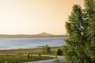 Lake Berzdorf is a former open-cast mine and is currently being flooded