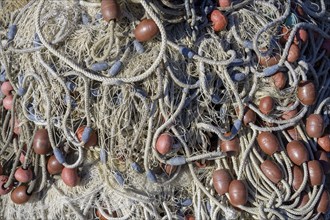 Fishing nets, Marano Lagunare, Province of Udine, Italy, Europe