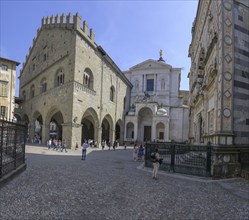 Palazzo della Ragione and Cathedral of Sant Alessandro Martire and Colleoni Chapel, Bergamo,