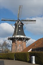 Dijkstra mill, windmill, Winschoten, Oldambt, Groningen, Netherlands