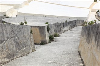 Gibellina Vecchia, after the earthquake of 1968, part of the ruins of Gibellina was buried under a