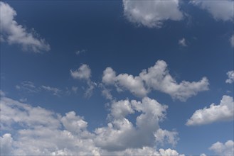 Fair weather clouds, Bavaria, Germany, Europe