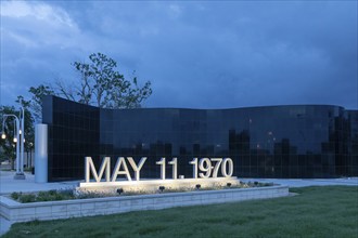 Lubbock, Texas, A memorial for the 26 persons killed and 500 injured in the 1970 F5 tornado that