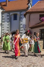 Settlers' procession at Albrechtsburg Castle