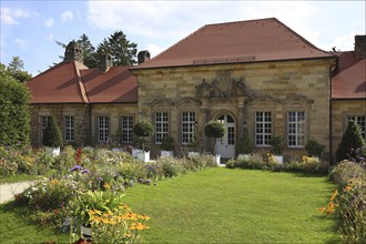 Old Palace (west side) at the Hermitage in Bayreuth, Upper Franconia, Bavaria, Germany, Europe