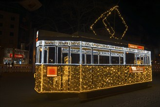 Strahlebahn, world of lights, Ulrichplatz, Magdeburg, most extensive Christmas and winter lighting