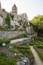 Herb garden, La Garde-Adhémar, Plus beaux villages de France, Département Drôme, Provence,