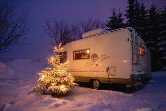 Altenberg winter camping