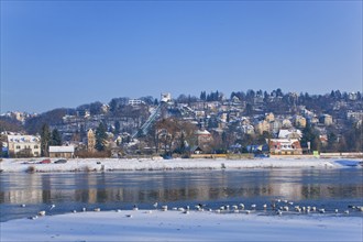 Elbe near Loschwitz Dresden