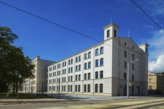 The Alte Aktienspinnerei was built around 1850 and was once the largest spinning mill in Saxony.