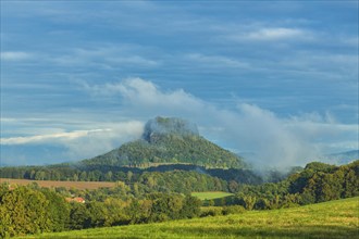 Lilienstein in the mist