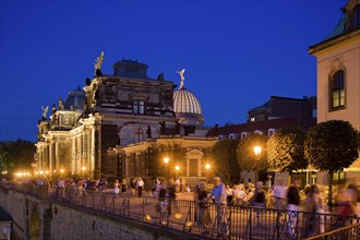 Brühl's Terrace is an architectural ensemble and a tourist attraction in Dresden. The Brühl's