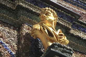 Detail on the Temple of the Sun in the Hermitage in Bayreuth, Upper Franconia, Bavaria, Germany,