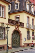 Listed historic building Franziskanerstraße 5 and at the time of the photograph the headquarters of