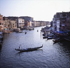 The city of the lagoons, here in Venice on 21.8.1994, is always worth a visit, ITA, Italy, Europe