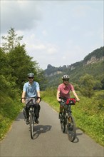 Elbe cycle path near Schöna