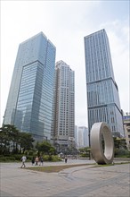 High-rise buildings at Yongsan Station, Seoul, South Korea, Asia