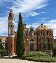 Historic hospital complex of the Hospital de la Santa Creu i Sant Pau, Barcelona, Catalonia, Spain,