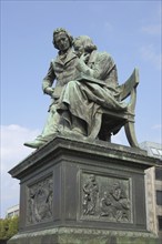 Brothers Grimm National Monument, Monument, Brothers, Market Square, Hanau, Hesse, Germany, Europe