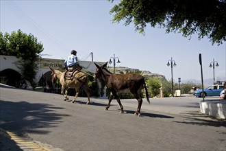 Rhodes Island, Lindos, Lindos is a town on the Greek island of Rhodes. Its landmark is the