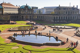 Dresden Zwinger in autumn