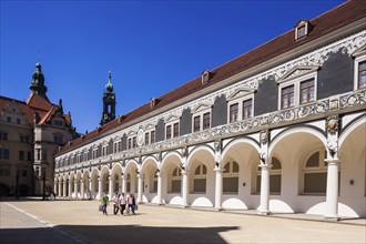 Stable courtyard of the Dresden Royal Palace