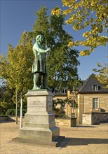 Ernst Moritz Arndt Monument by Bernhard Afinger, Alter Zoll, Bonn, North Rhine-Westphalia, Germany,