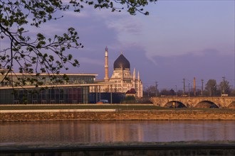 Dresden Yenidze. The former factory building of the Yenidze cigarette factory is one of the