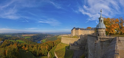 Königstein Fortress in Saxon Switzerland