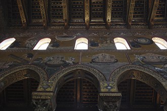 City of Monreale, in the Cathedral of Santa Maria Nuova, Unesco World Heritage Site, Sicily, Italy,