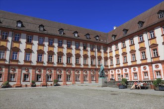 In the city centre of Bayreuth, the Old Palace the statue of Maximilian II. King of Bavaria,