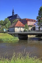 Himmelkron Monastery, monastery mill and former malt house, Kulmbach district, Upper Franconia,