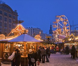 The Striezelmarkt, which has been held since 1434, is the oldest Christmas market in Germany and