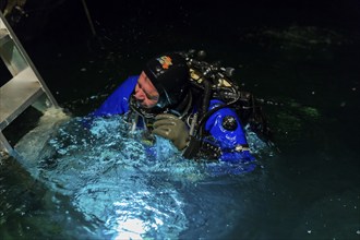 Divers in the Marie Louise Stolln visitor mine