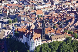 Aerial view of Meissen old town