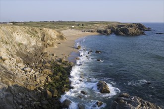 The Côte Sauvage, Wild Coast, Quiberon, Brittany, France, Europe