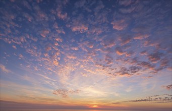 Beautiful dramatic scenic after sunset sky background after sunset