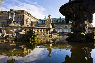 Dresden Zwinger in autumn