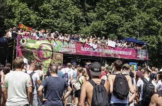 Techno fans celebrate Rave the Planet in Berlin, Berlin, 08.07.2023