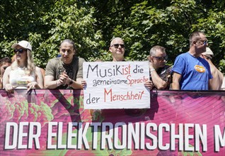 Techno fans celebrate Rave the Planet in Berlin, Berlin, 08.07.2023